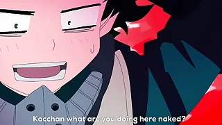 Midoriya gives far his aggravation to his candidly friend Bakugo